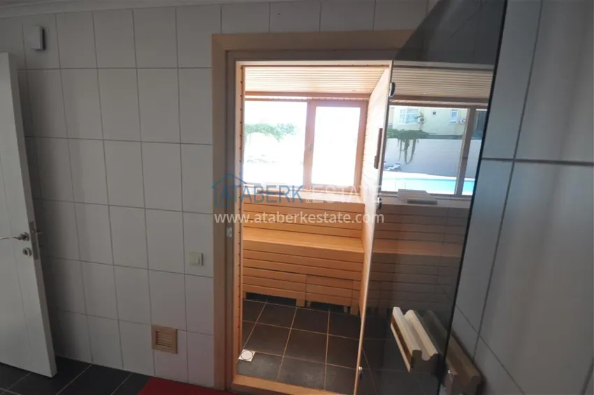 \ Apartment 2 + 1 furnished in a residential complex on the first coastline, Tosmur area - Alanya 29 