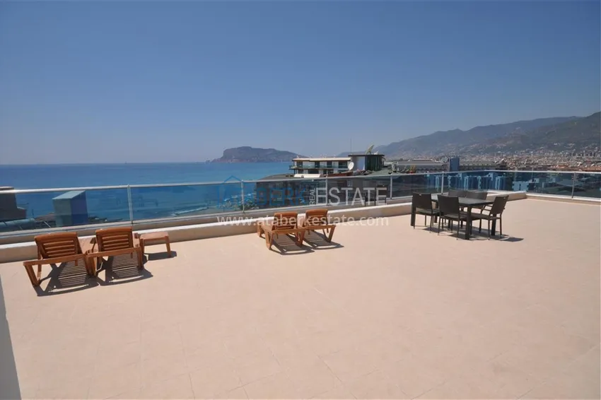 \ Apartment 2 + 1 furnished in a residential complex on the first coastline, Tosmur area - Alanya 30 