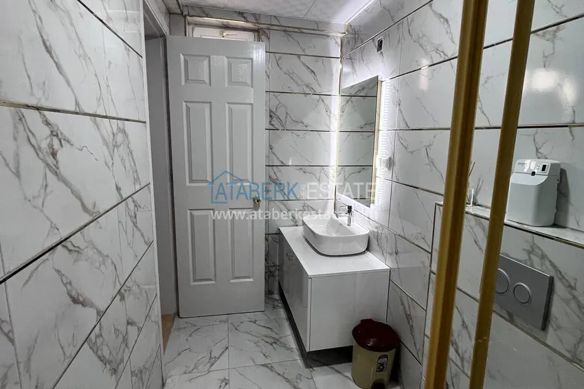 Purchase  Four-storey townhouse 3+2 with furniture and sea view — Alanya, Kestel 27 