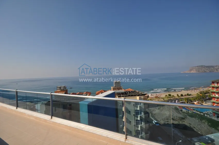 \ Apartment 2 + 1 furnished in a residential complex on the first coastline, Tosmur area - Alanya 32 