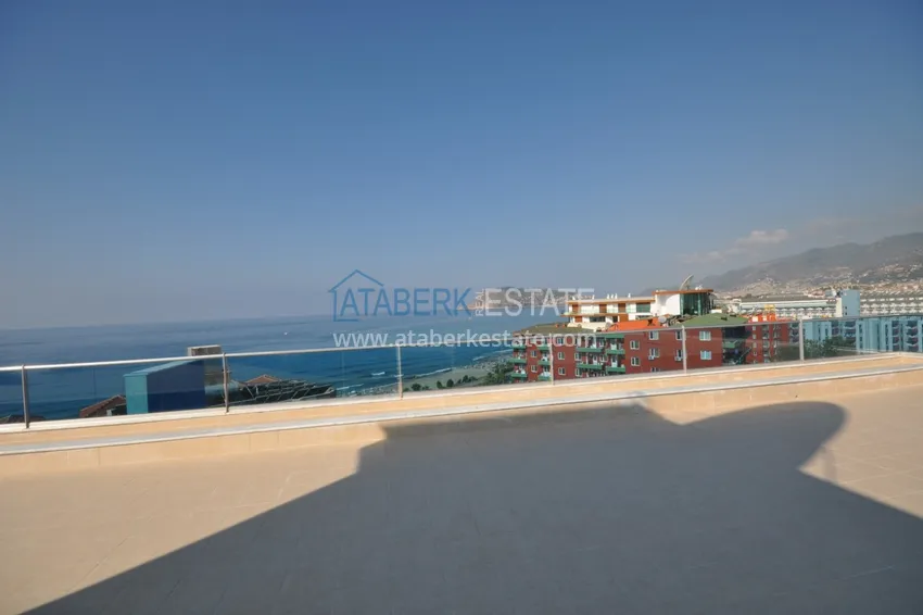 \ Apartment 2 + 1 furnished in a residential complex on the first coastline, Tosmur area - Alanya 33 