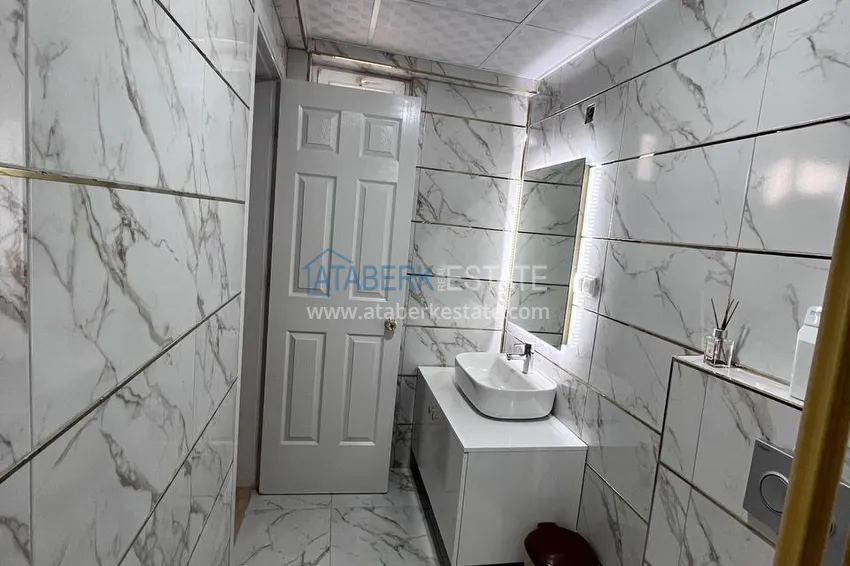 Purchase  Four-storey townhouse 3+2 with furniture and sea view — Alanya, Kestel 28 