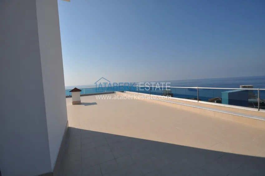 \ Apartment 2 + 1 furnished in a residential complex on the first coastline, Tosmur area - Alanya 34 