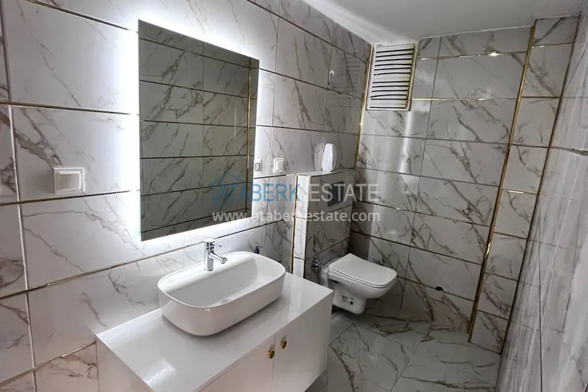 Purchase  Four-storey townhouse 3+2 with furniture and sea view — Alanya, Kestel 30 