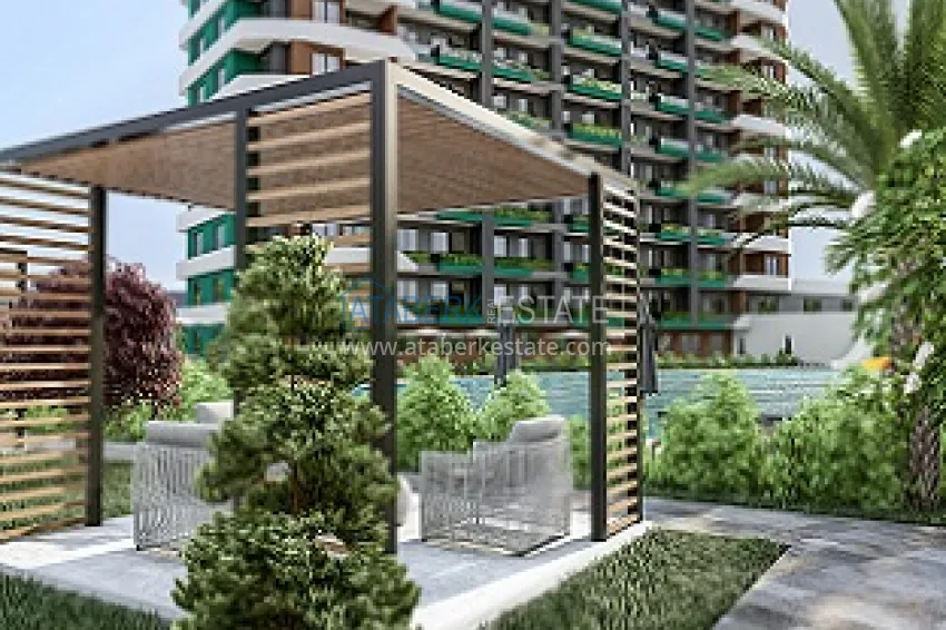 Start of sales! Apartments from a reliable developer at the excavation stage in the Teje-Mersin area 10 