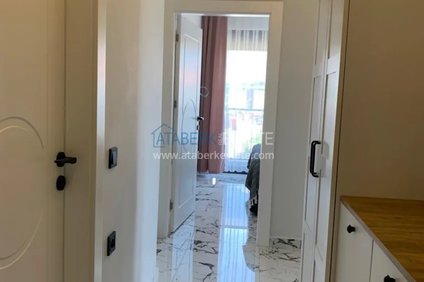 Purchase  1+1 apartment with furniture and mountain views in a modern boutique complex, Oba district — Alanya 2 