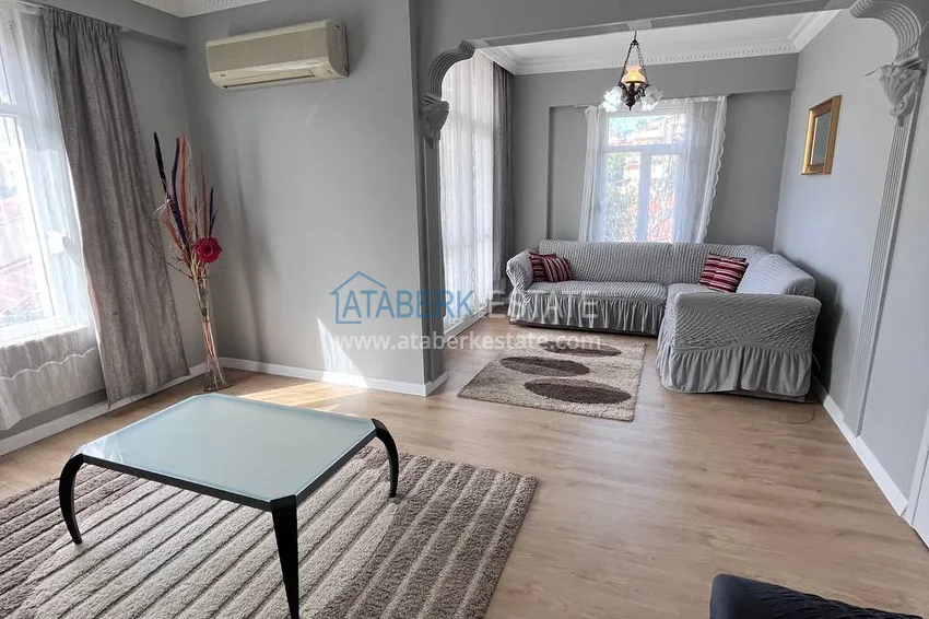 Purchase  Four-storey townhouse 3+2 with furniture and sea view — Alanya, Kestel 3 