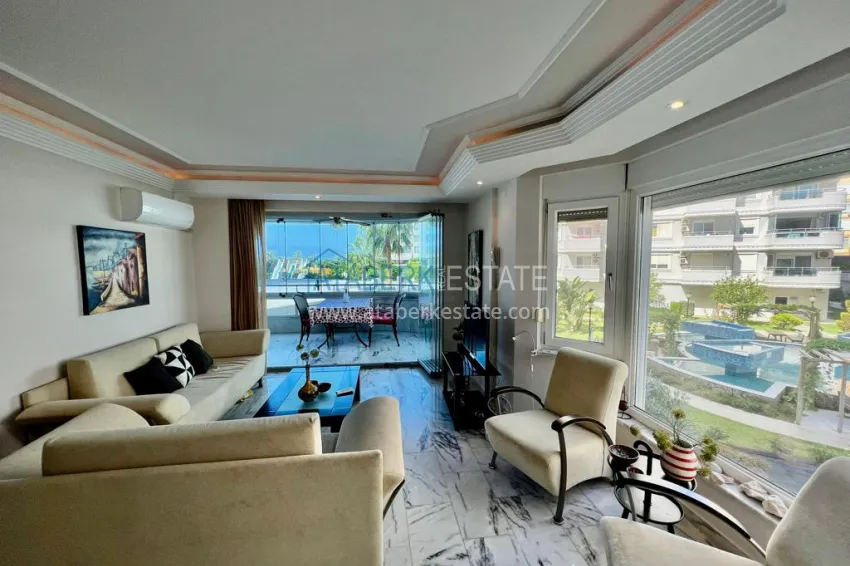 Purchase  Apartment 3 + 1 with furniture and a glazed balcony, Tosmur area - Alanya 2 