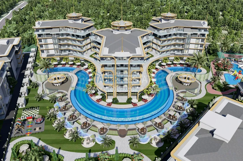 A new grandiose project of a large-scale residential complex in the Kestel area - Alanya 4 
