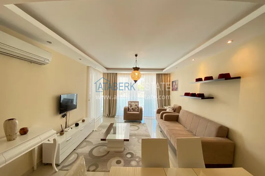 Purchase \ Apartment 2 + 1 furnished in a residential complex on the first coastline, Tosmur area - Alanya 2 