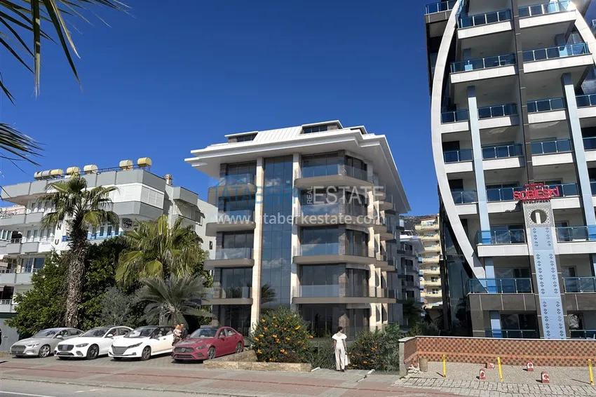 Premium residential complex on the beachfront in Mahmutlar, Alanya 1 
