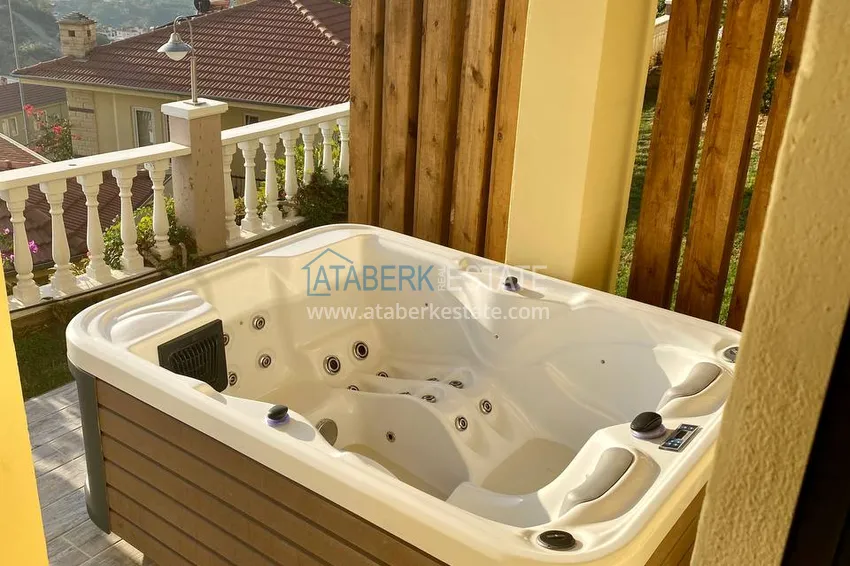 Purchase  View two-storey villa with luxurious furniture and sea view, Mahmutlar district - Alanya 36 