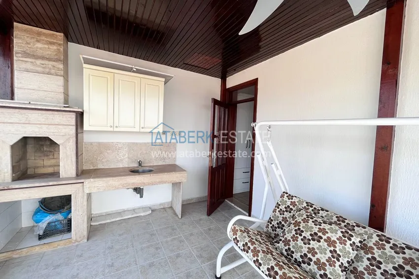 Purchase  Four-storey townhouse 3+2 with furniture and sea view — Alanya, Kestel 35 
