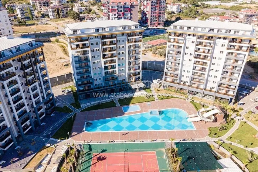 Apartment 1+1 with furniture in a luxury residence near Incekum beach, Avsallar area - Alanya 4