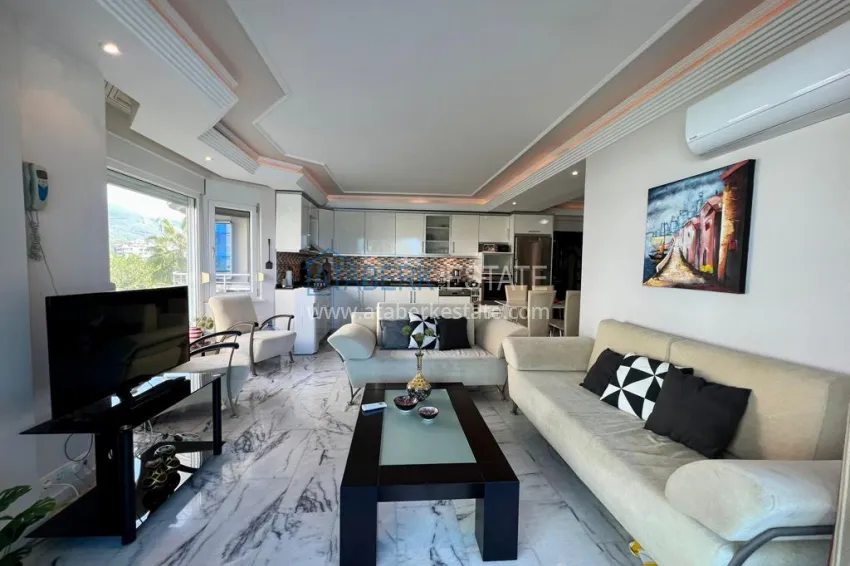 Purchase  Apartment 3 + 1 with furniture and a glazed balcony, Tosmur area - Alanya 3 