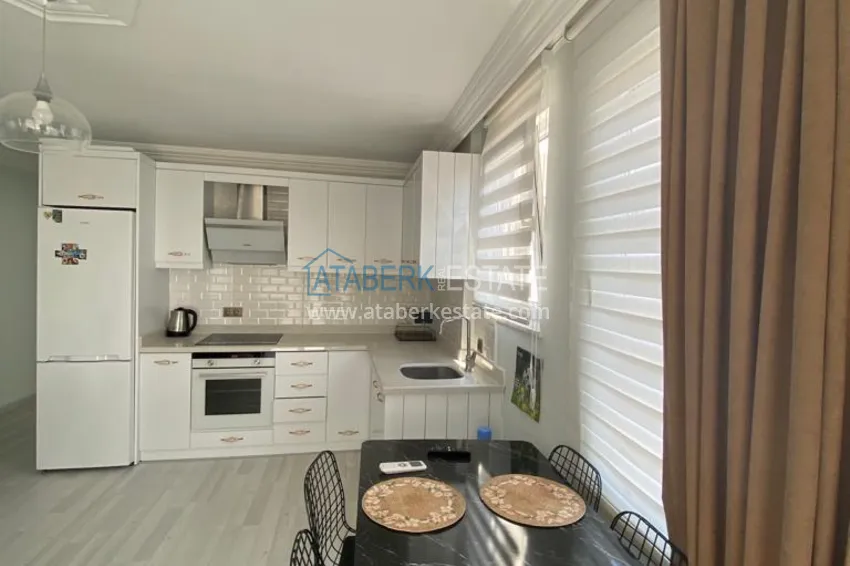 Purchase  One-bedroom apartment for rent in the center of Alanya with mountain views No. 17 5 
