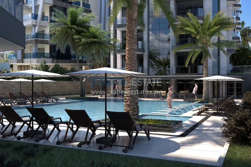 Premium residential complex on the beachfront in Mahmutlar, Alanya 5 