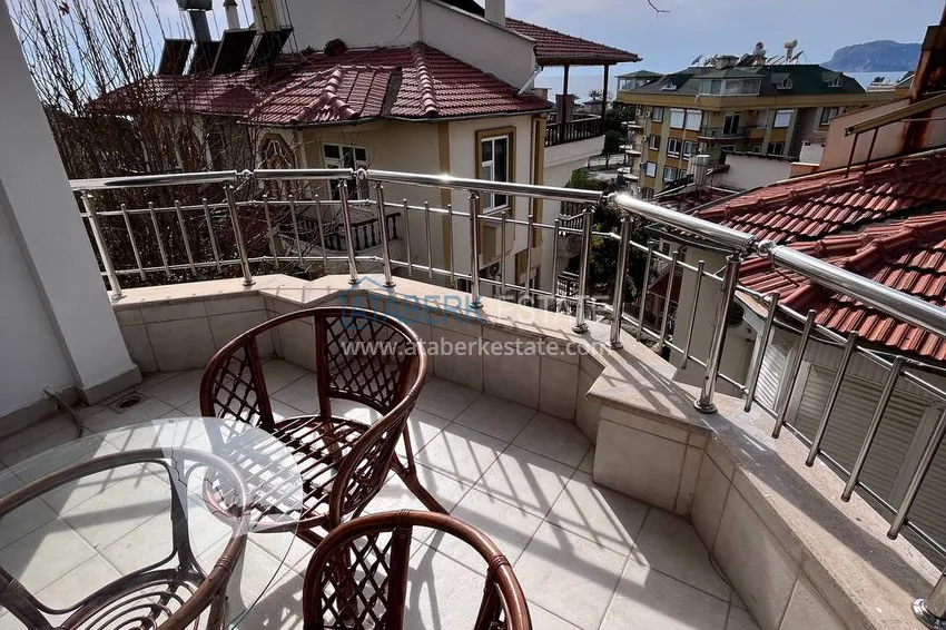 Purchase  Four-storey townhouse 3+2 with furniture and sea view — Alanya, Kestel 42 