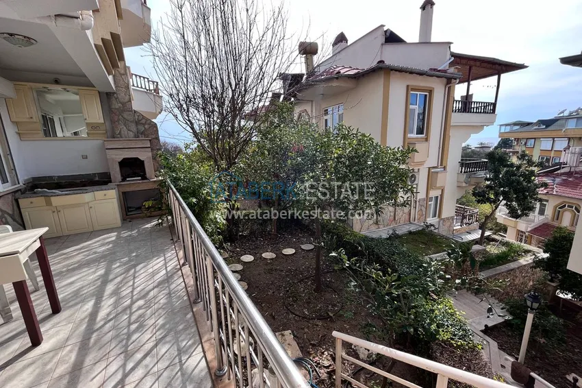 Purchase  Four-storey townhouse 3+2 with furniture and sea view — Alanya, Kestel 49 