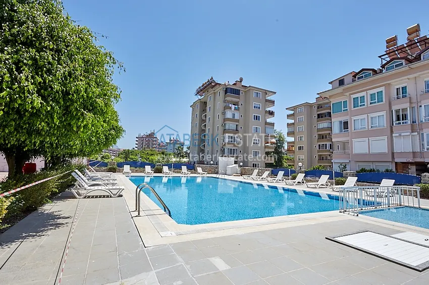 Apartment 2+1 with furniture and sea views in a complex with infrastructure, Oba district - Alanya 4 