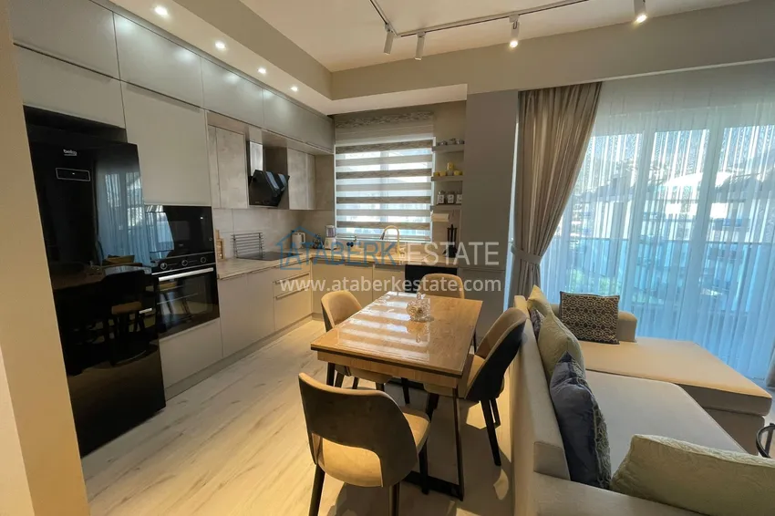 Purchase 2+1 duplex with furniture and mountain views in a young modern complex, Oba district — Alanya 4