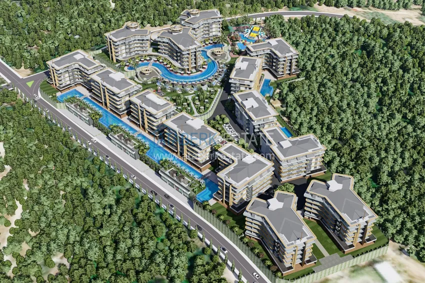 A new grandiose project of a large-scale residential complex in the Kestel area - Alanya 6 