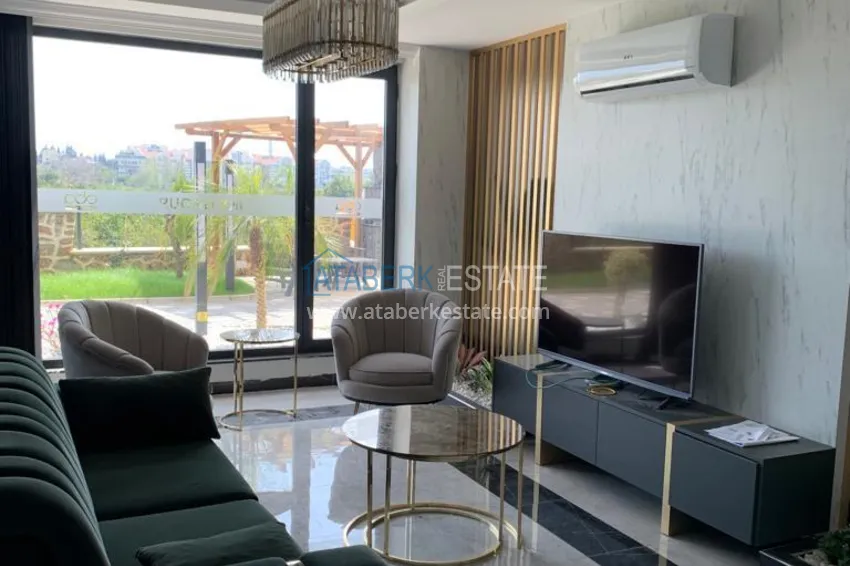 Purchase  1+1 apartment with furniture and mountain views in a modern boutique complex, Oba district — Alanya 4 