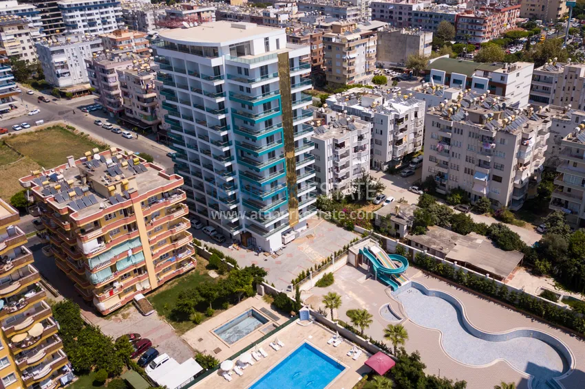 Furnished studio in Mahmutlar — center, first coastline 6 