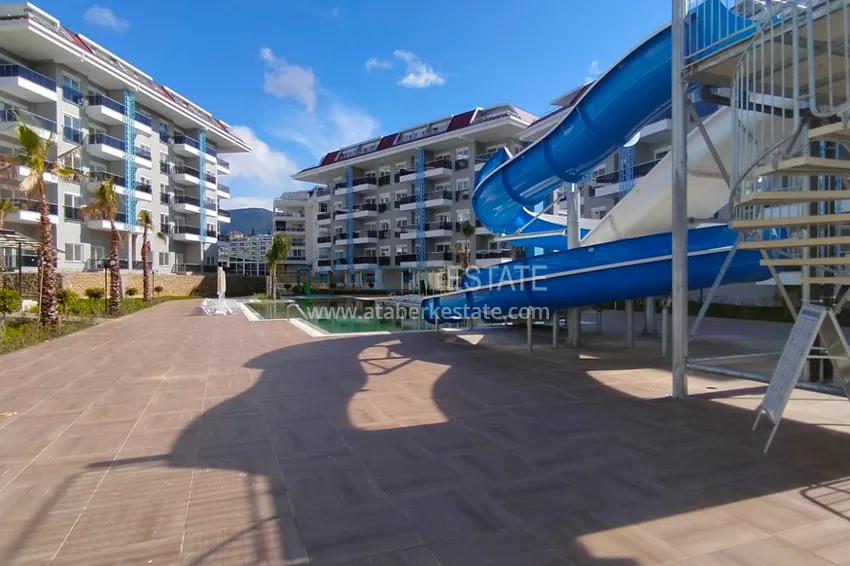 Duplex penthouse with sea views in the Kestel area in an ultra-luxury complex with a private beach B-20 5 