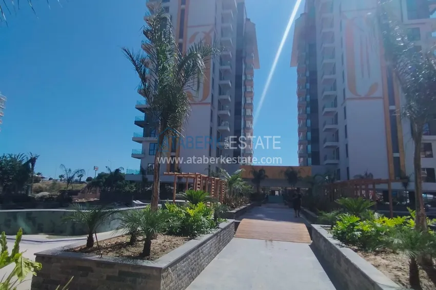 Apartment 1 + 1 furnished with sea views in a new complex, Mahmutlar area - Alanya 6 