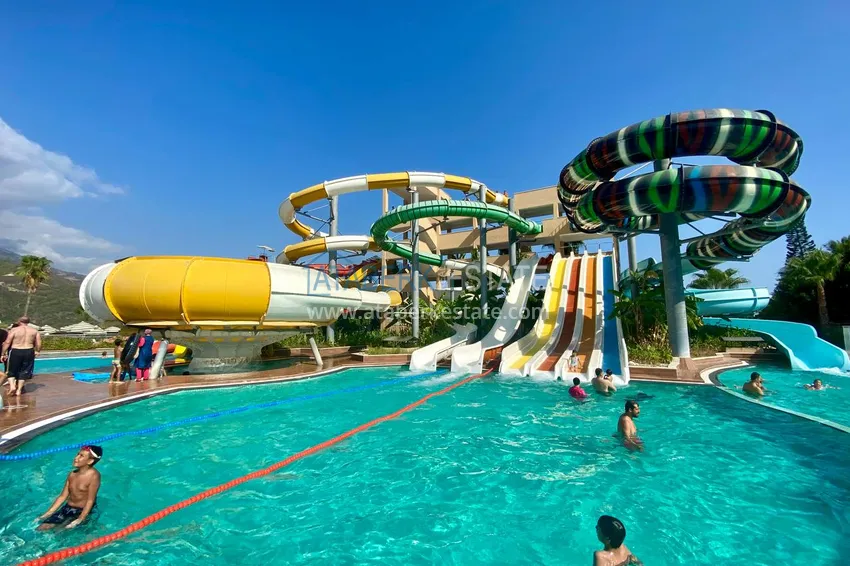 View two-storey villa with luxurious furniture and sea view, Mahmutlar district - Alanya 7 