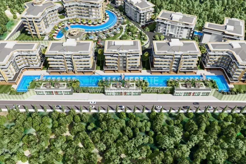 A new grandiose project of a large-scale residential complex in the Kestel area - Alanya 7 