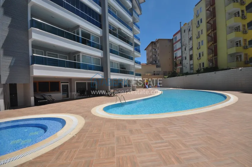 \ Apartment 2 + 1 furnished in a residential complex on the first coastline, Tosmur area - Alanya 6 