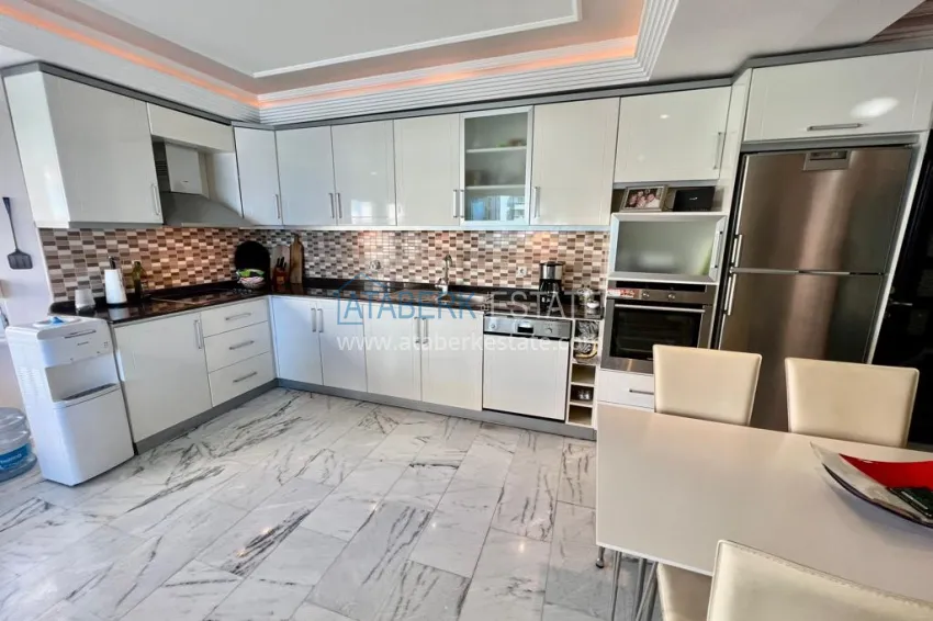 Purchase  Apartment 3 + 1 with furniture and a glazed balcony, Tosmur area - Alanya 5 