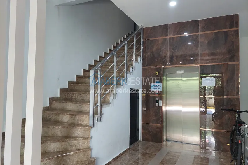 One bedroom apartment for rent in the center of Alanya, a 4-minute walk from Cleopatra Beach 6 