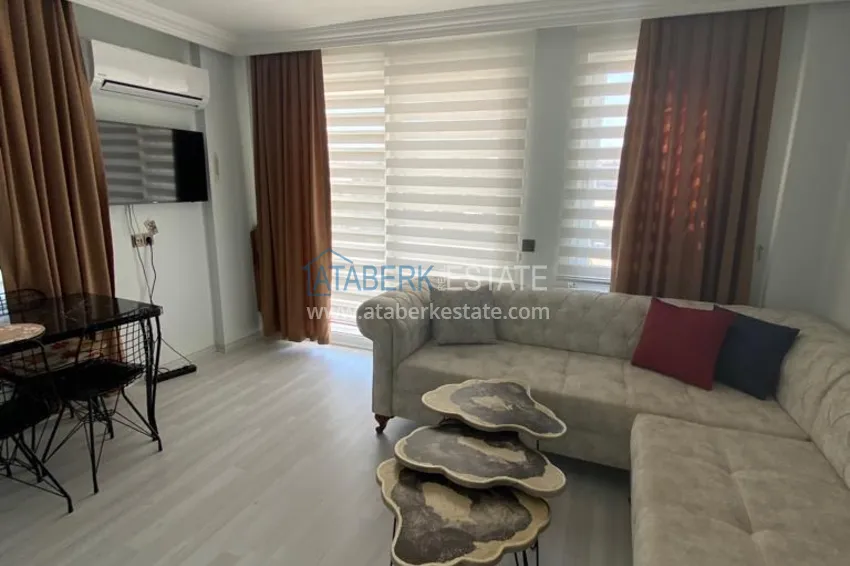 Purchase  One-bedroom apartment for rent in the center of Alanya with mountain views No. 17 7 
