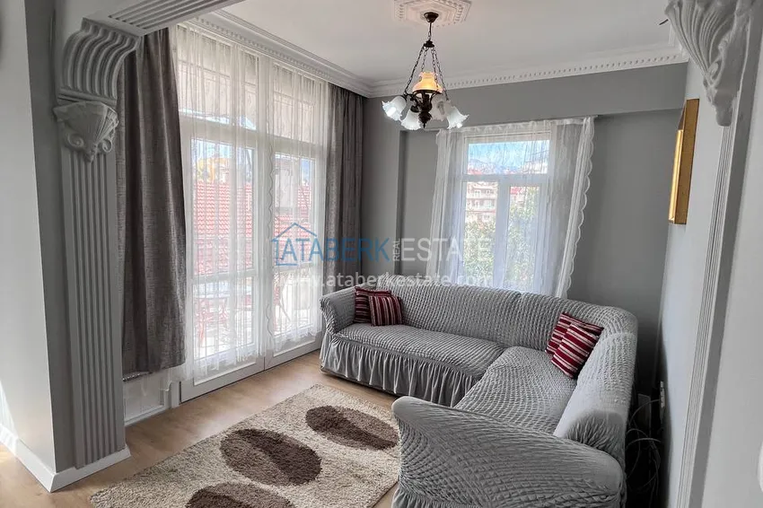 Purchase  Four-storey townhouse 3+2 with furniture and sea view — Alanya, Kestel 7 