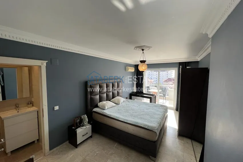 Purchase  Apartment 2+1 with furniture and sea views in a complex with infrastructure, Oba district - Alanya 6 