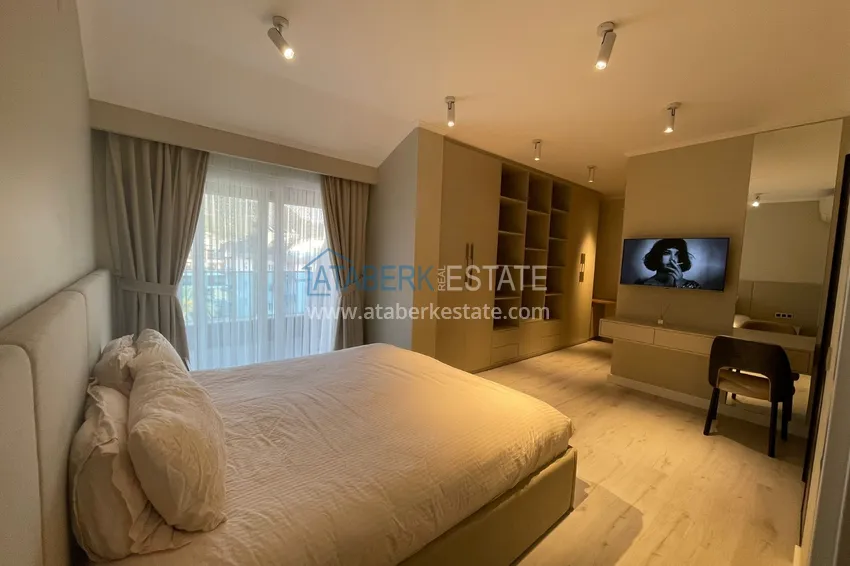 Purchase 2+1 duplex with furniture and mountain views in a young modern complex, Oba district — Alanya 6