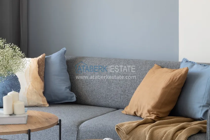 Purchase  Apartment 1+1 furnished with designer interior in a new building, Avsallar area - Alanya. Suitable for short term rental 6 