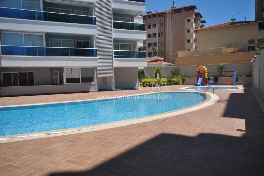 \ Apartment 2 + 1 furnished in a residential complex on the first coastline, Tosmur area - Alanya 7 
