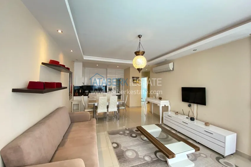 Purchase \ Apartment 2 + 1 furnished in a residential complex on the first coastline, Tosmur area - Alanya 6 