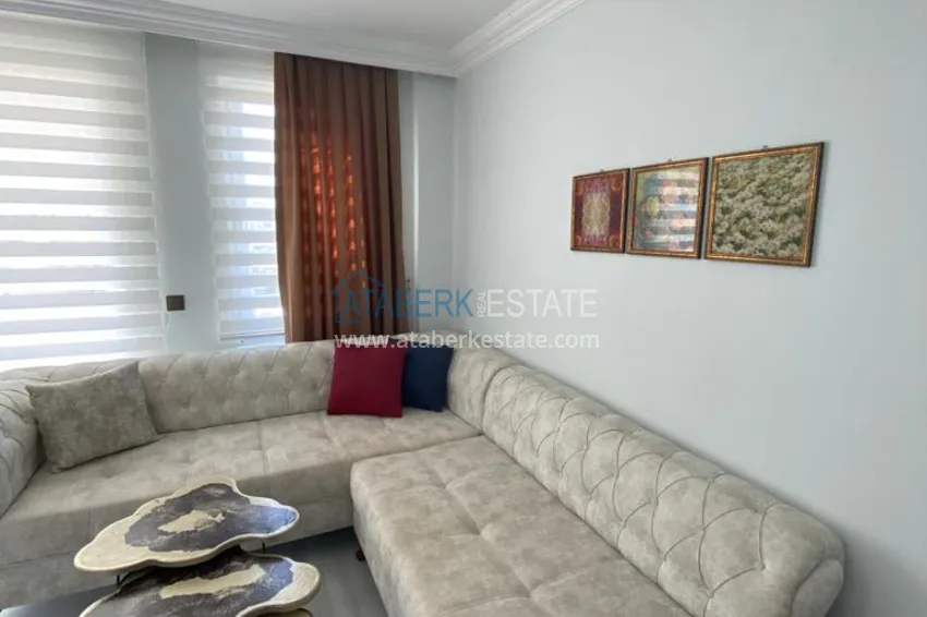 Purchase  One-bedroom apartment for rent in the center of Alanya with mountain views No. 17 8 