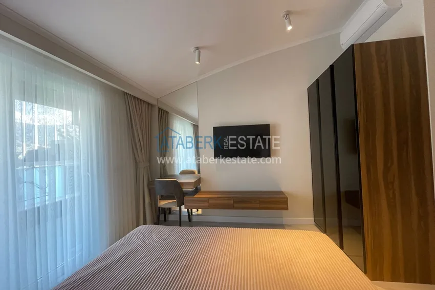 Purchase 2+1 duplex with furniture and mountain views in a young modern complex, Oba district — Alanya 7