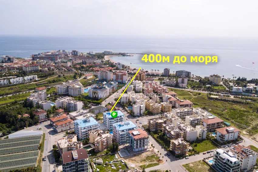 Furnished one bedroom apartment for rent in Avsallar, Alanya 7 