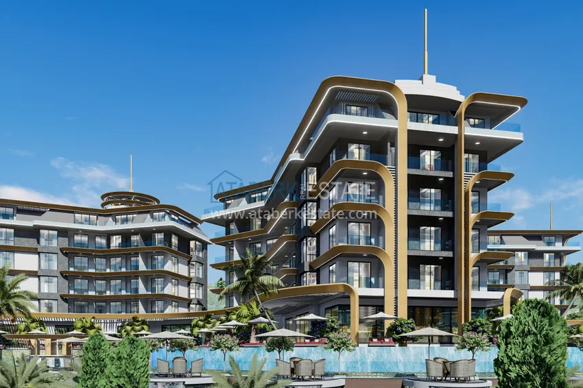 A new grandiose project of a large-scale residential complex in the Kestel area - Alanya 9 