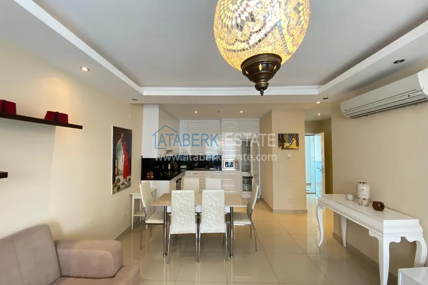Purchase \ Apartment 2 + 1 furnished in a residential complex on the first coastline, Tosmur area - Alanya 7 