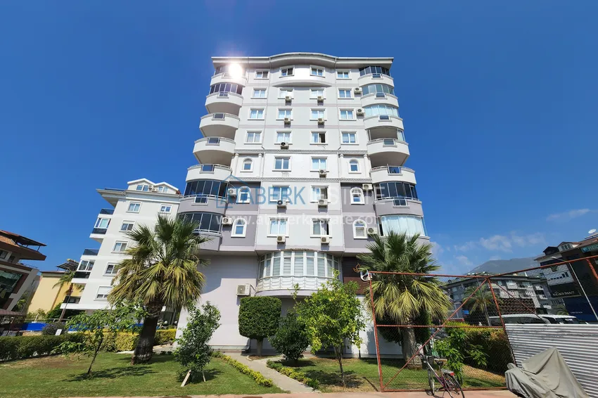 Apartment 2+1 with furniture and sea views in a complex with infrastructure, Oba district - Alanya 7 