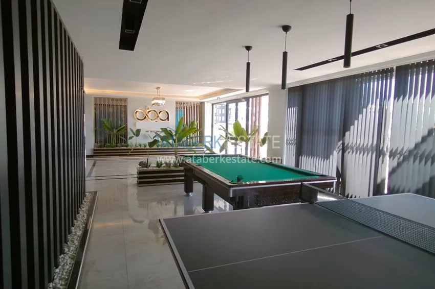 1+1 apartment with furniture and mountain views in a modern boutique complex, Oba district — Alanya 9 