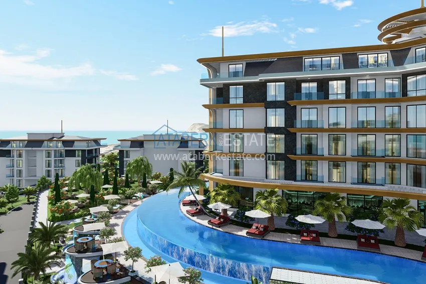 A new grandiose project of a large-scale residential complex in the Kestel area - Alanya 10 